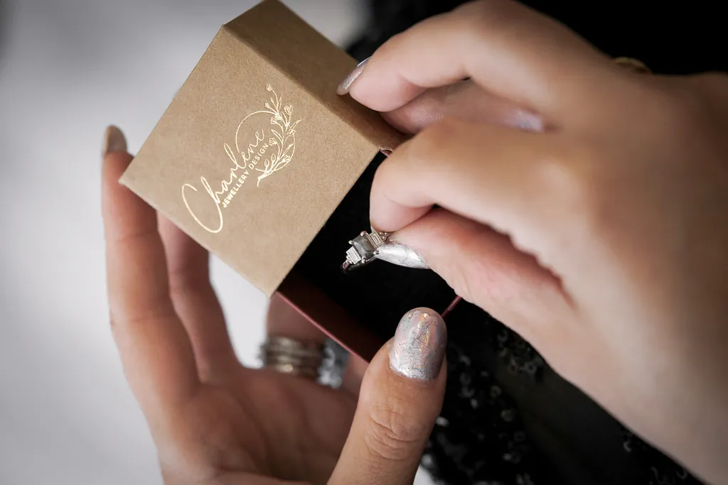 A bespoke solitaire engagement ring